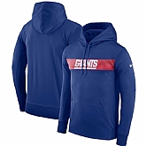 Men's New York Giants Nike Sideline Team Performance Pullover Hoodie Royal,baseball caps,new era cap wholesale,wholesale hats